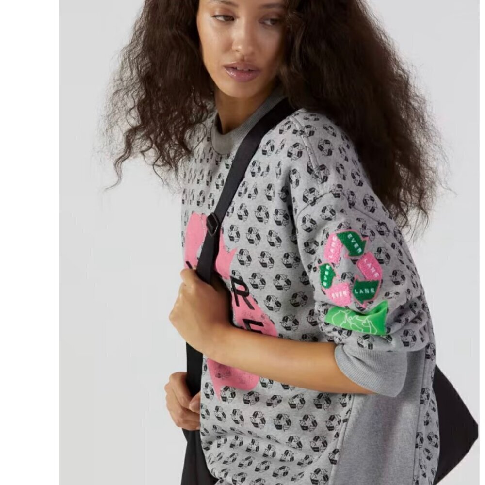 Everlane Earth Day Retrack Crewneck Sweater